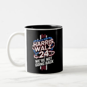 Harris Waltz 2024 Wahl Kamala Harris Tim Waltz Zweifarbige Tasse