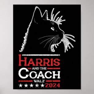 Harris Waltz Cat Lady Harris Waltz 2024 Kamala Har Poster