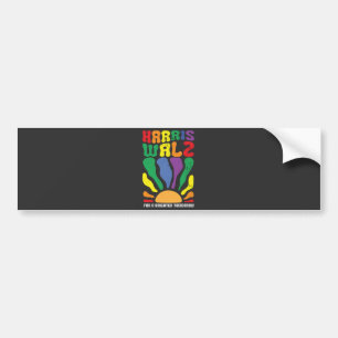 Harris Waltz für ein Brighter Tomorrow Kamala LGBT Autoaufkleber