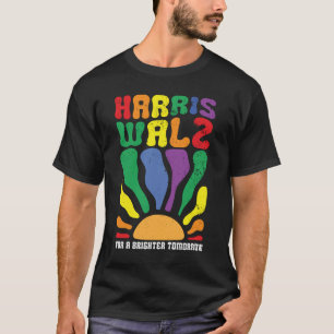 Harris Waltz für ein Brighter Tomorrow Kamala LGBT T-Shirt