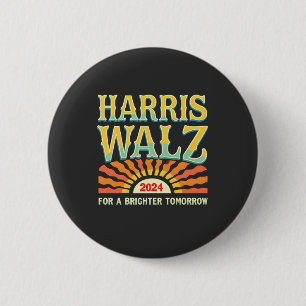 Harris Waltz für eine Brighter Tomorrow Kamala Har Button
