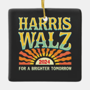 Harris Waltz für eine Brighter Tomorrow Kamala Har Keramikornament