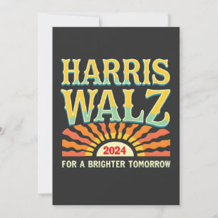Harris Waltz für eine hellere Zukunft Kamala Harri Einladung