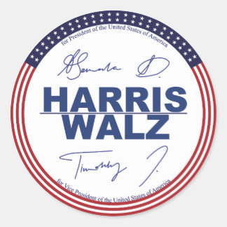 Harris - Walz 2024 Aufkleber