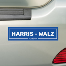 Harris Walz 2024 Autoaufkleber