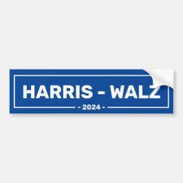 Harris Walz 2024 Autoaufkleber