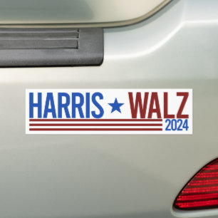 Harris Walz 2024 Autoaufkleber