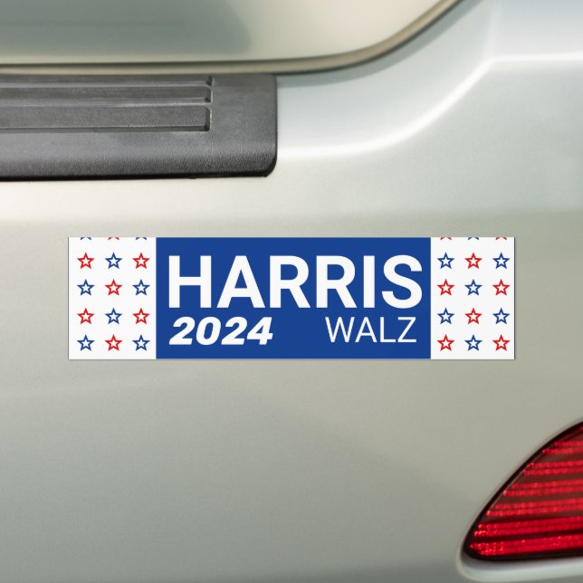 Harris Walz 2024 Autoaufkleber (Auf Auto)