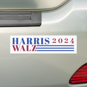 Harris Walz 2024 Autoaufkleber
