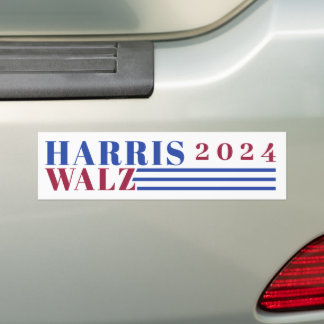 Harris Walz 2024 Autoaufkleber