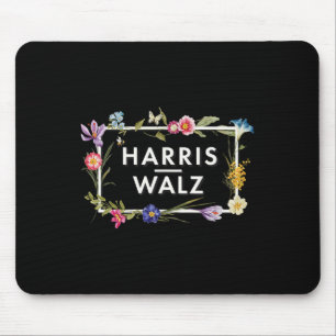 Harris Walz 2024 Blume Harris Waltz 2024 Mousepad
