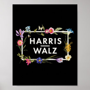 Harris Walz 2024 Blume Harris Waltz 2024 Poster