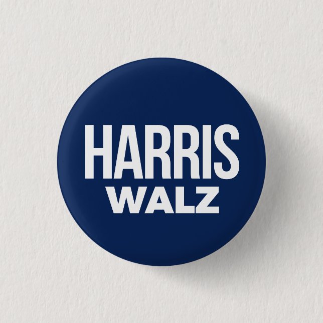Harris Walz 2024 Button (Vorderseite)