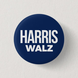 Harris Walz 2024 Button