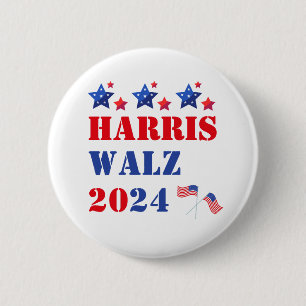 HARRIS WALZ 2024 BUTTON
