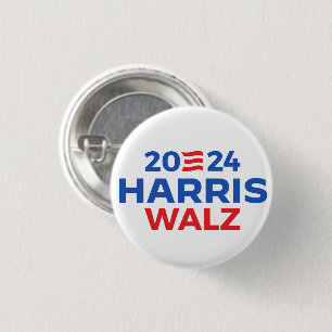 Harris Walz 2024 Button