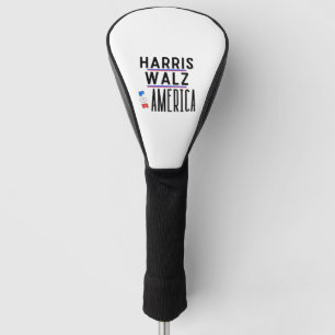 Harris Walz 2024 Button Golf Headcover