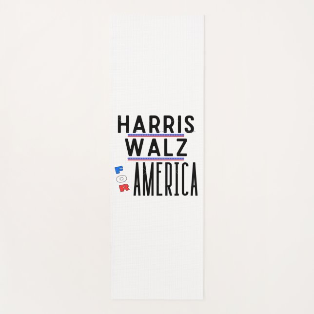 Harris Walz 2024 Button Yogamatte (Vorderseite)