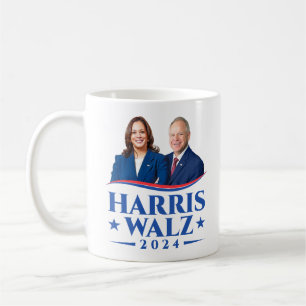 Harris Walz 2024 Foto Kaffeetasse