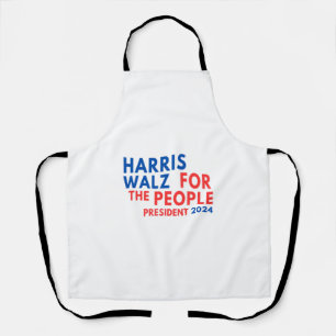 Harris Walz 2024 für die Menschen Schürze
