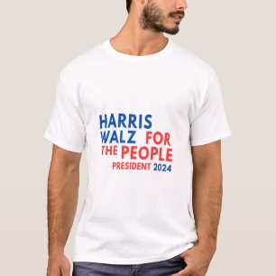 Harris Walz 2024 für die Menschen T-Shirt