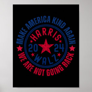 Harris Walz 2024 für Kamala macht Amerika zum Kind Poster