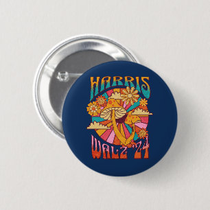 Harris Walz 2024 für Präsident Button