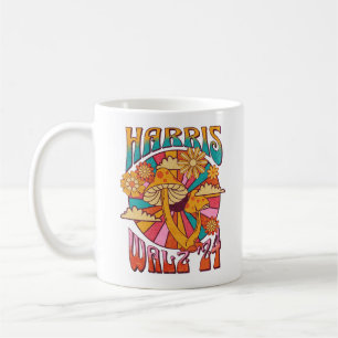 Harris Walz 2024 für Präsident Kaffeetasse