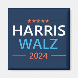 Harris Walz 2024 für Präsident Magnet