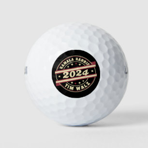 Harris Walz 2024 für Präsident Patrioten Kamala Golfball