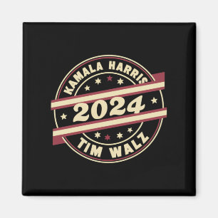 Harris Walz 2024 für Präsident Patrioten Kamala  Magnet