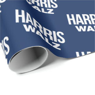 Harris Walz 2024 Geschenkpapier