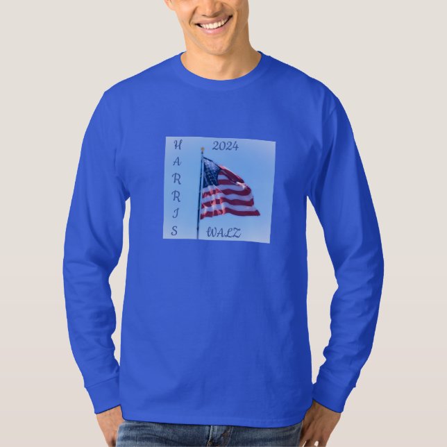HARRIS/WALZ 2024-Hemd T-Shirt (Vorderseite)