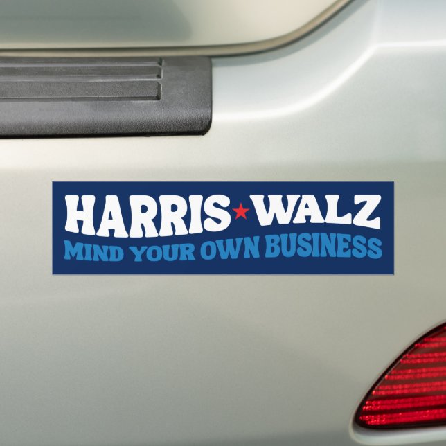 Harris Walz 2024 - Ihr eigenes Geschäft Autoaufkleber (Auf Auto)