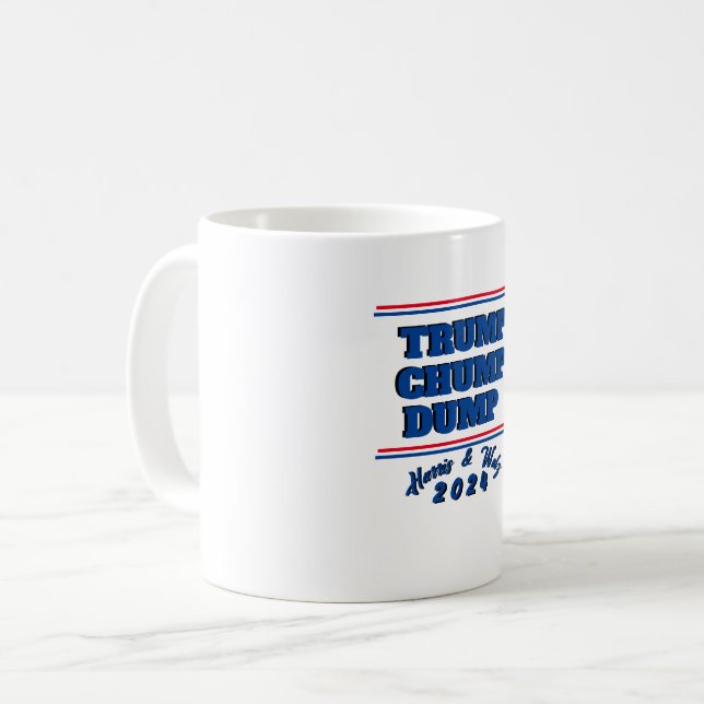 HARRIS WALZ 2024 KAFFEETASSE (Vorderseite Links)