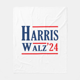 Harris Walz 2024 Kamala Harris Präsident Tim Walz Fleecedecke