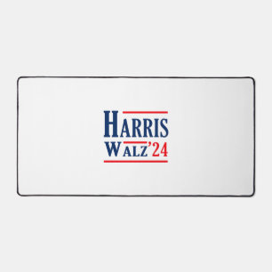 Harris Walz 2024 Kamala Harris Präsident Tim Walz Schreibtischunterlage