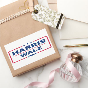 Harris Walz 2024 Kamala Harris Tim Walz Wahl Rechteckiger Aufkleber