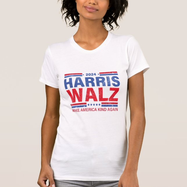 Harris Walz 2024 macht Amerika wieder gesund T-Shirt (Vorderseite)