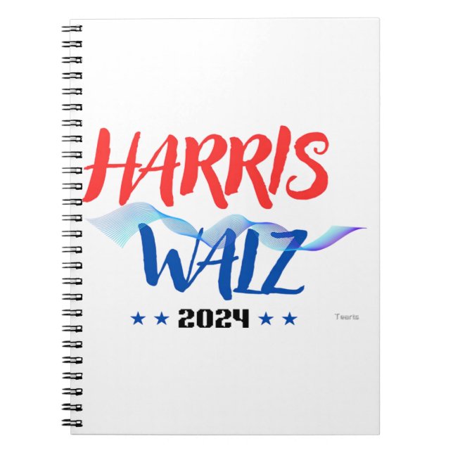 Harris Walz 2024 Notizblock (Vorderseite)