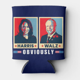 Harris Walz 2024 offensichtlich Dosenkühler