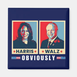 Harris Walz 2024 offensichtlich Magnet