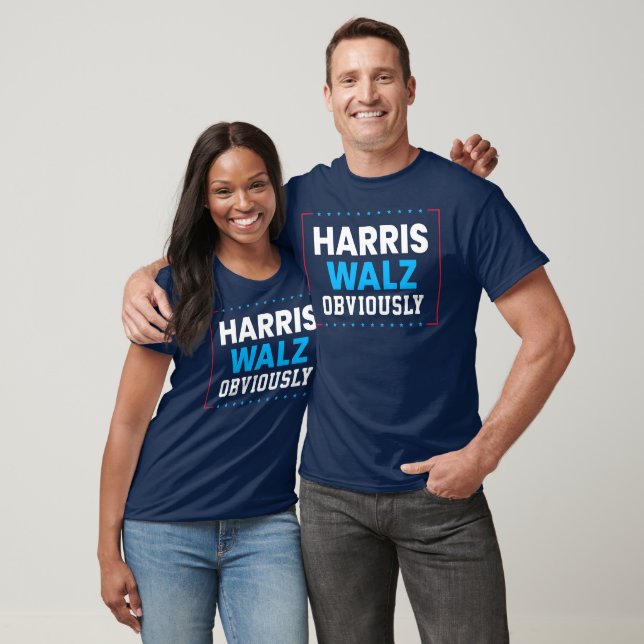 Harris Walz 2024 offensichtlich T-Shirt (Unisex)