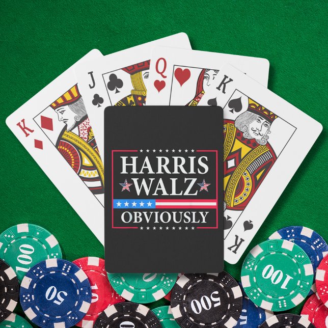 Harris Walz 2024 offensichtlich | Tim Walz Spielkarten (Von Creator hochgeladen)