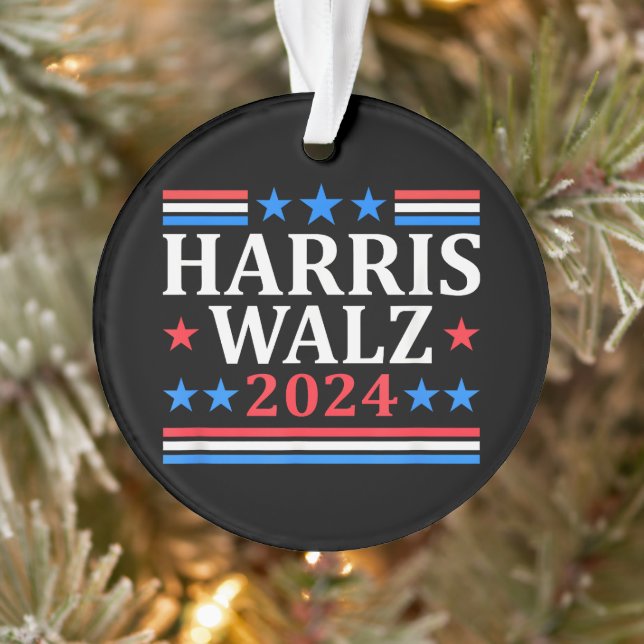 Harris Walz 2024 Ornament (Baum)