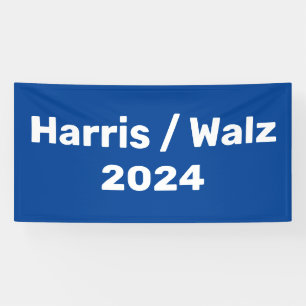 Harris / Walz 2024 Präsidentschaftskampagne Banner