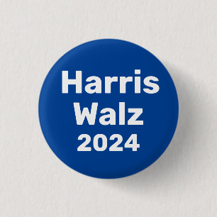 Harris / Walz 2024 Präsidentschaftskampagne Button