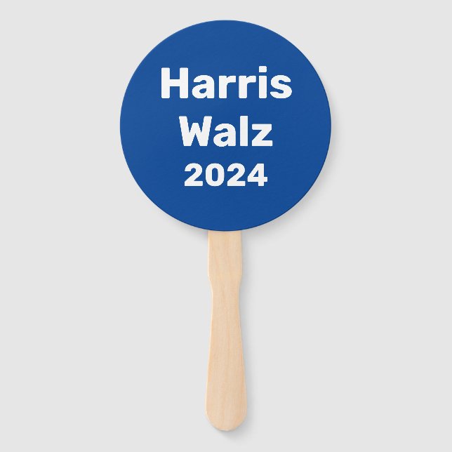 Harris / Walz 2024 Präsidentschaftskampagne Fächer (Vorderseite)