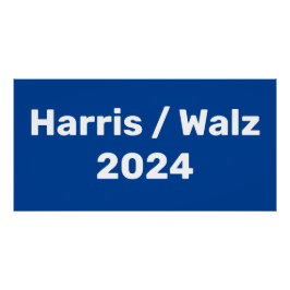 Harris / Walz 2024 Präsidentschaftskampagne Poster
