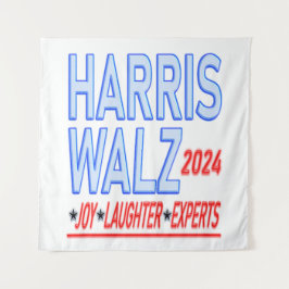Harris Walz 2024 Präsidentschaftswahlmittel Wandteppich
